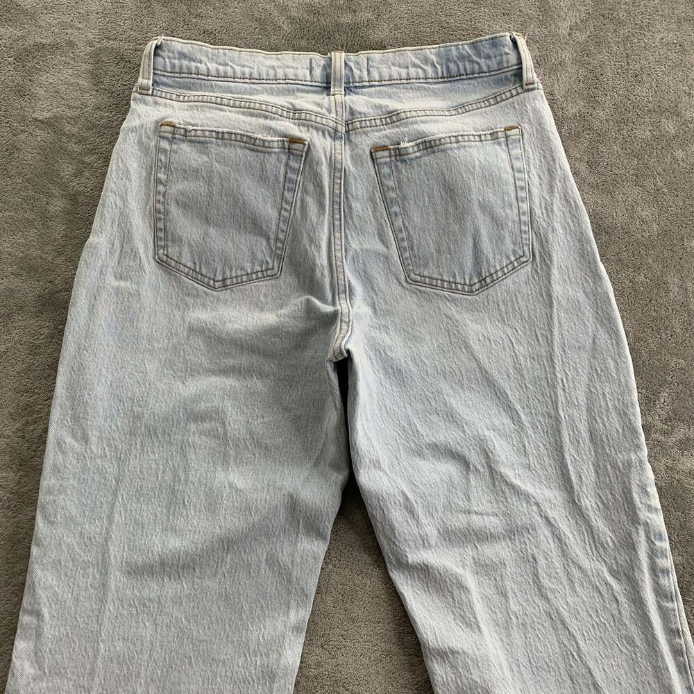 Abercrombie & Fitch The Baggy Low Rise Jeans Women 28 6S Blue Curve Love Denim - Picture 11 of 11